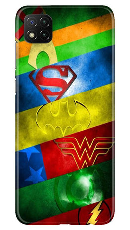 Superheros Logo Case for Poco C3 (Design No. 251)