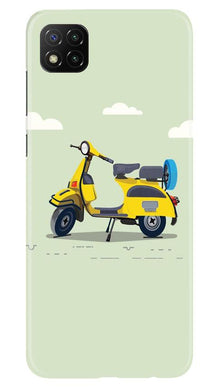 Vintage Scooter Mobile Back Case for Poco C3 (Design - 260)