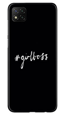 #GirlBoss Mobile Back Case for Poco C3 (Design - 266)