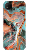 Marble Texture Mobile Back Case for Poco C3 (Design - 309)