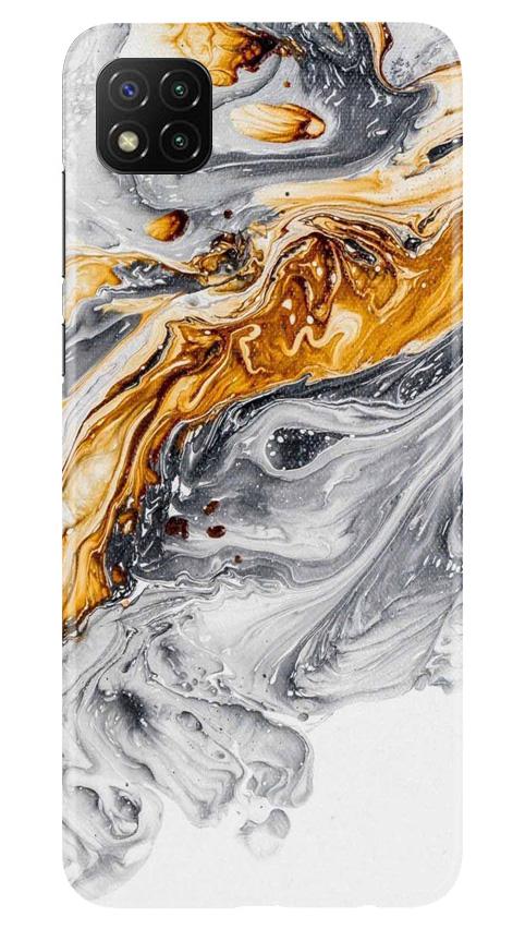 Marble Texture Mobile Back Case for Poco C3 (Design - 310)