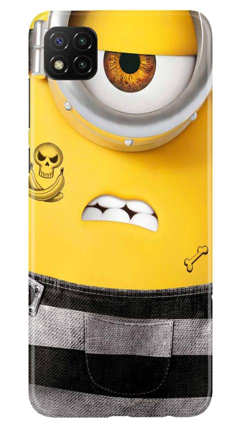 Minion Mobile Back Case for Poco C3 (Design - 324)