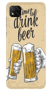 Drink Beer Mobile Back Case for Poco C3 (Design - 328)