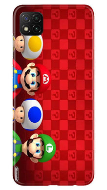 Mario Mobile Back Case for Poco C3 (Design - 337)