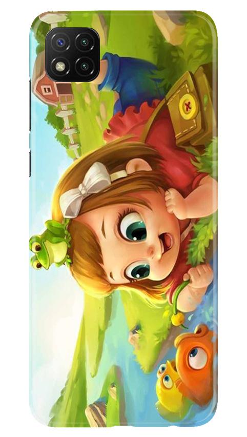 Baby Girl Mobile Back Case for Poco C3 (Design - 339)