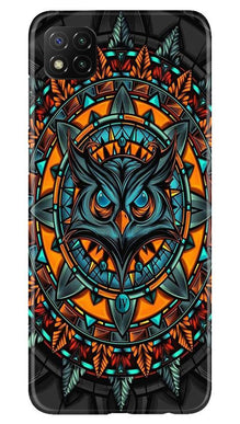 Owl Mobile Back Case for Poco C3 (Design - 360)