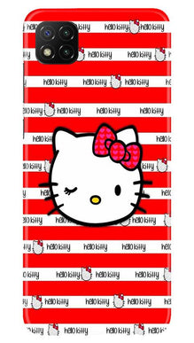 Hello Kitty Mobile Back Case for Poco C3 (Design - 364)