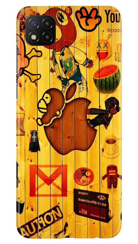 Wooden Texture Mobile Back Case for Poco C3 (Design - 367)