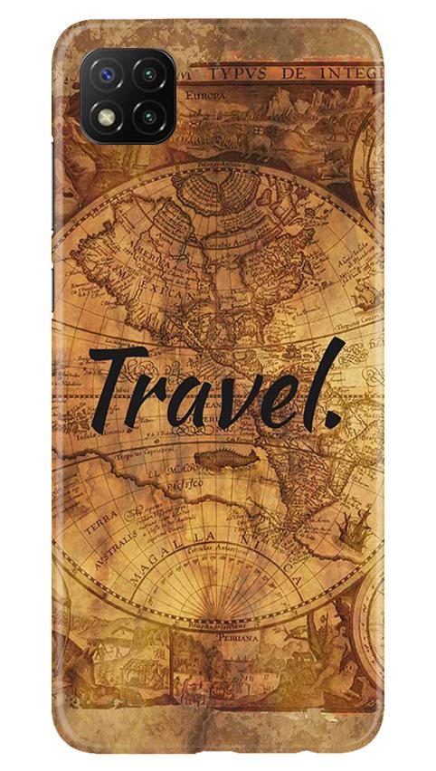 Travel Mobile Back Case for Poco C3 (Design - 375)