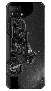 Royal Enfield Mobile Back Case for Poco C3 (Design - 381)