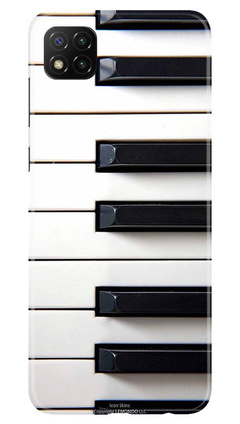 Piano Mobile Back Case for Poco C3 (Design - 387)