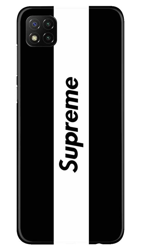 Supreme Mobile Back Case for Poco C3 (Design - 388)