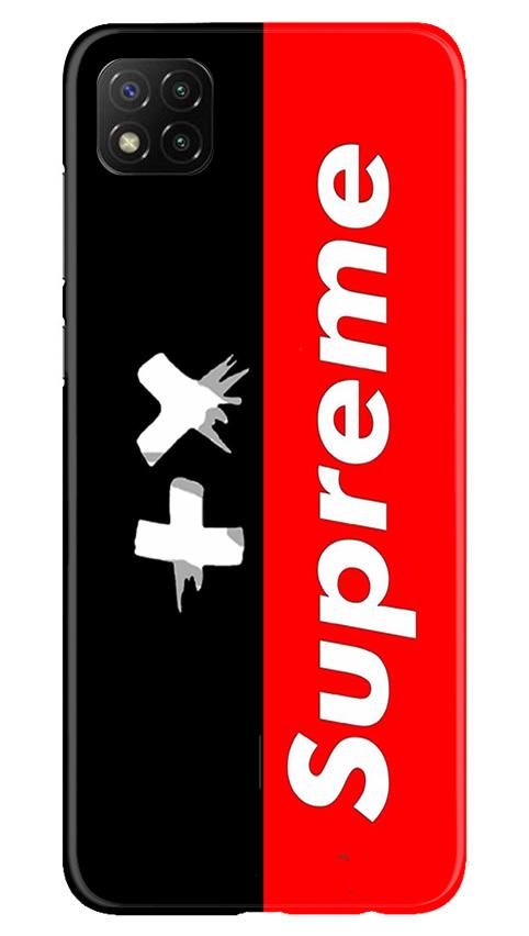 Supreme Mobile Back Case for Poco C3 (Design - 389)
