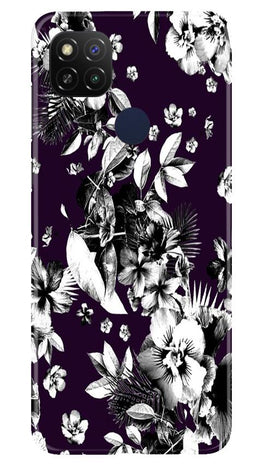 white flowers Case for Poco C31