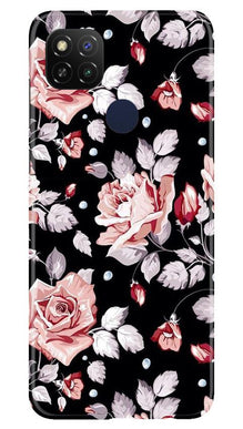 Pink rose Mobile Back Case for Poco C31 (Design - 12)