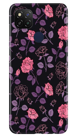 Rose Black Background Case for Poco C31