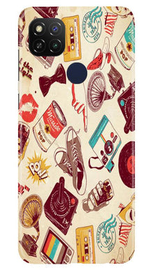 Vintage Mobile Back Case for Poco C31 (Design - 35)