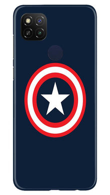 Captain America Mobile Back Case for Poco C31 (Design - 42)