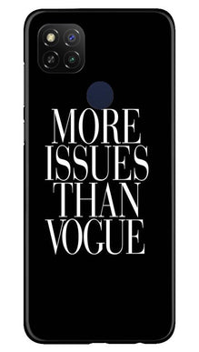 More Issues than Vague Mobile Back Case for Poco C31 (Design - 74)