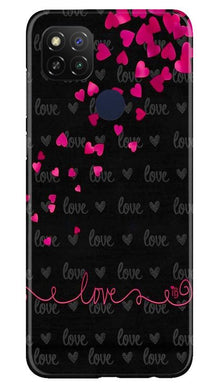 Love in Air Mobile Back Case for Poco C31 (Design - 89)