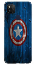 Captain America Superhero Case for Poco C31  (Design - 118)