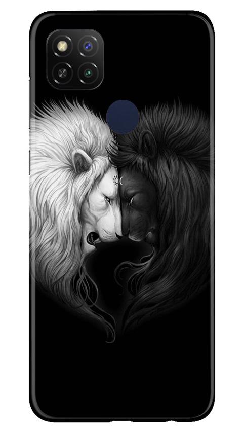 Dark White Lion Case for Poco C31(Design - 140)