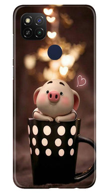 Cute Bunny Mobile Back Case for Poco C31 (Design - 213)