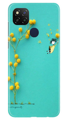 Flowers Girl Mobile Back Case for Poco C31 (Design - 216)