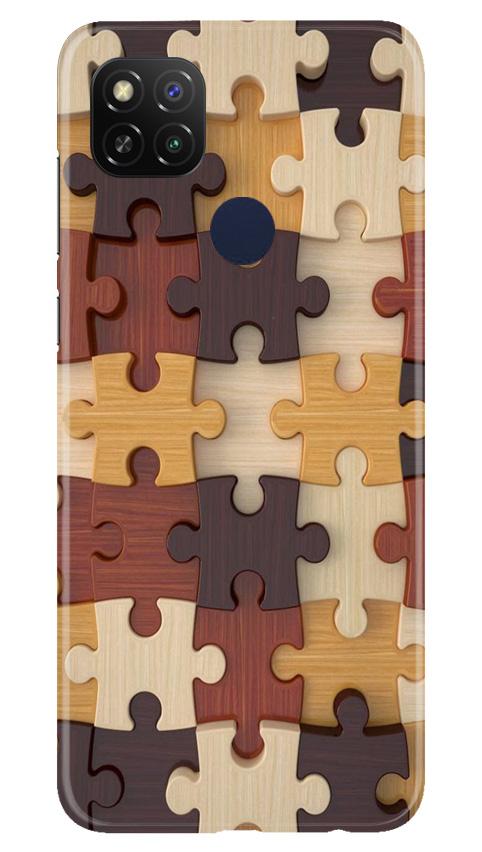 Puzzle Pattern Case for Poco C31 (Design No. 217)