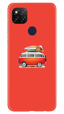 Travel Bus Mobile Back Case for Poco C31 (Design - 258)