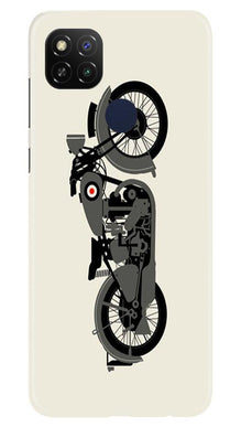 MotorCycle Mobile Back Case for Poco C31 (Design - 259)
