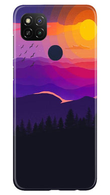 Sun Set Mobile Back Case for Poco C31 (Design - 279)