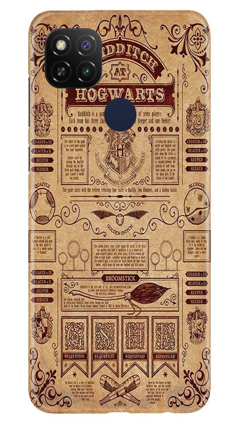 Hogwarts Mobile Back Case for Poco C31 (Design - 304)