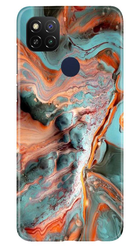 Marble Texture Mobile Back Case for Poco C31 (Design - 309)