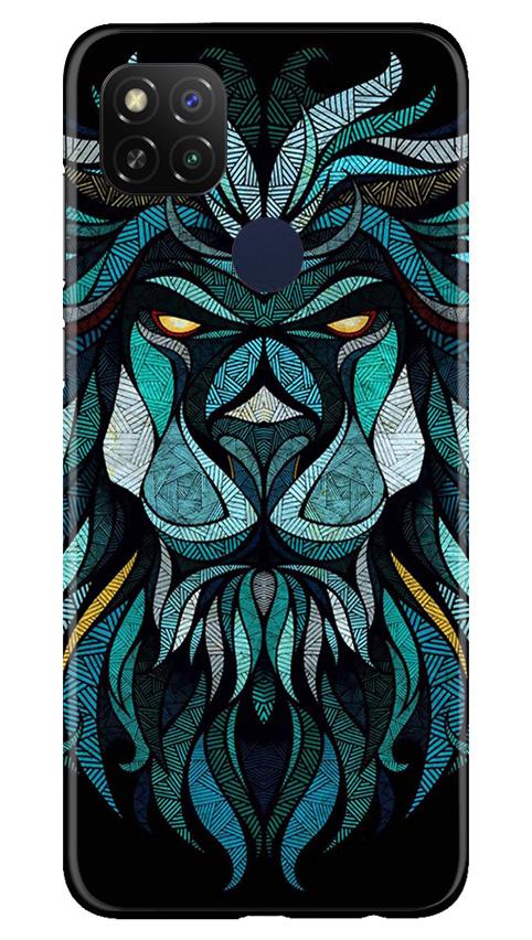 Lion Mobile Back Case for Poco C31 (Design - 314)