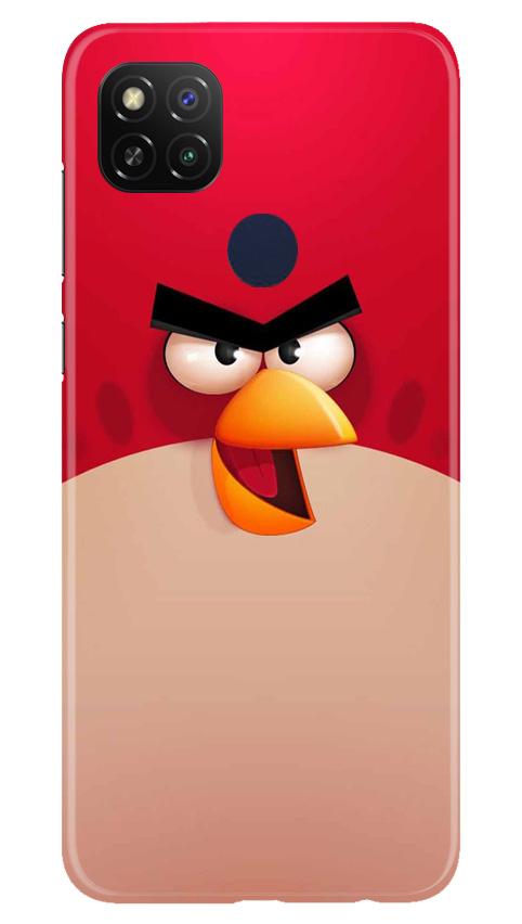 Angry Bird Red Mobile Back Case for Poco C31 (Design - 325)
