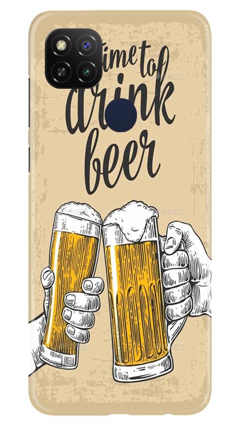 Drink Beer Mobile Back Case for Poco C31 (Design - 328)