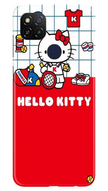 Hello Kitty Mobile Back Case for Poco C31 (Design - 363)