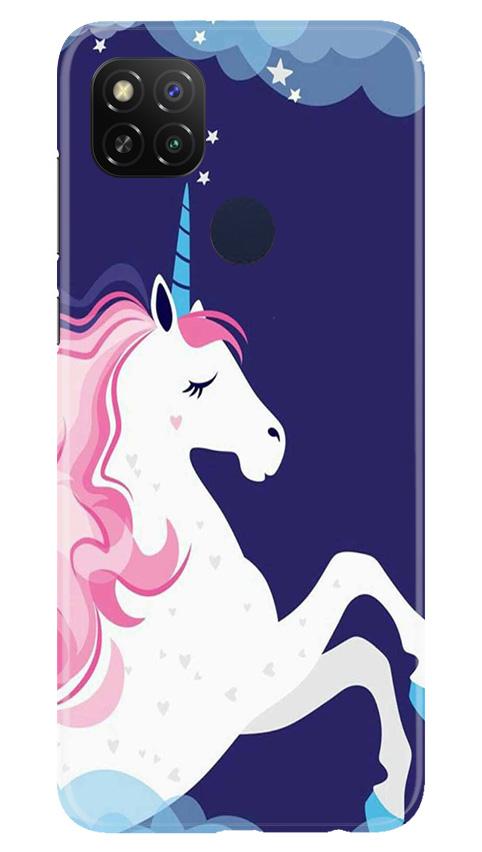Unicorn Mobile Back Case for Poco C31 (Design - 365)