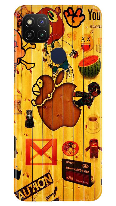 Wooden Texture Mobile Back Case for Poco C31 (Design - 367)