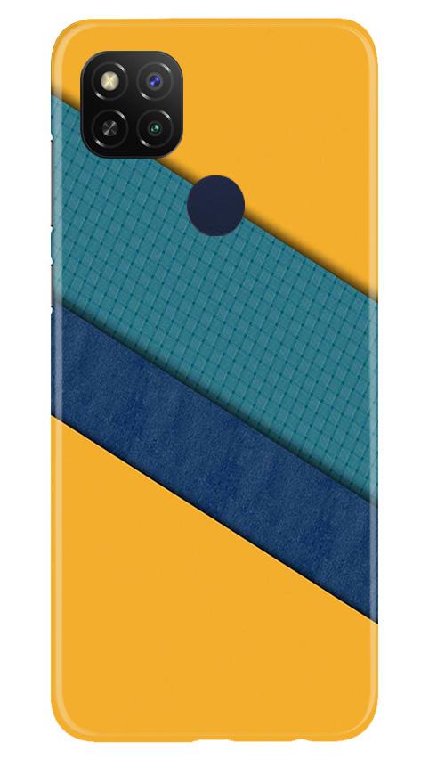Diagonal Pattern Mobile Back Case for Poco C31 (Design - 370)
