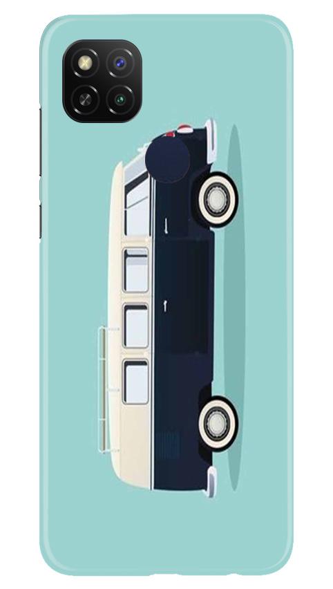 Travel Bus Mobile Back Case for Poco C31 (Design - 379)