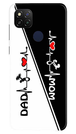 Love Mom Dad Mobile Back Case for Poco C31 (Design - 385)