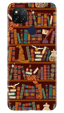 Book Shelf Mobile Back Case for Poco C31 (Design - 390)