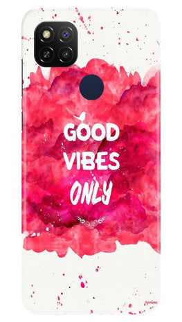 Good Vibes Only Mobile Back Case for Poco C31 (Design - 393)