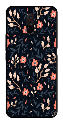 Floral Pattern Metal Mobile Case for Poco F1