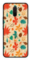 Leafs Design Metal Mobile Case for Poco F1   (Design No -14)
