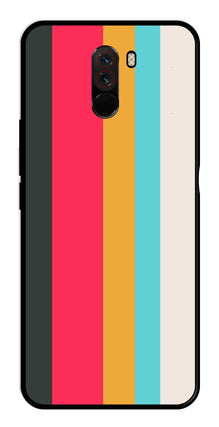 Muted Rainbow Metal Mobile Case for Poco F1