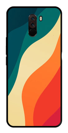 Muted Rainbow Metal Mobile Case for Poco F1