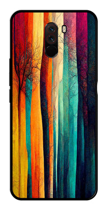 Modern Art Colorful Metal Mobile Case for Poco F1